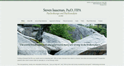 Desktop Screenshot of drstevenisaacman.com